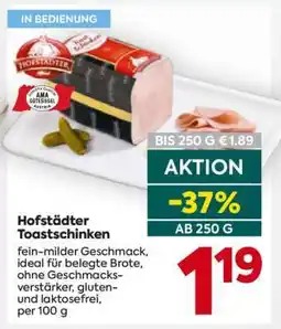 Billa Hofstädter Toastschinken Angebot