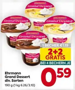Billa Ehrmann Grand Dessert div. Sorten Angebot