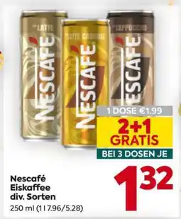 Billa Nescafé Eiskaffee div. Sorten Angebot
