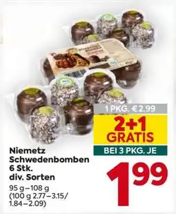 Billa Niemetz Schwedenbomben 6 Stk. div. Sorten Angebot