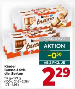Billa Kinder Bueno 3 Stk. div. Sorten Angebot
