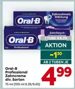 Billa Oral-B Professional Zahncreme div. Sorten Angebot