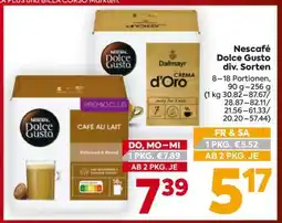 Billa Nescafé Dolce Gusto div. Sorten Angebot