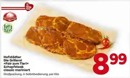Billa Hofstädter Die Grillerei Fair zum Tier! Schopfsteak classic mariniert Angebot