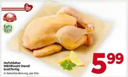 Billa Hofstädter Mehrwohl Hendl bratfertig Angebot