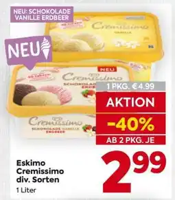 Billa Eskimo Cremissimo div. Sorten Angebot