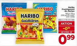 Billa Haribo Fruchtgummi div. Sorten Angebot