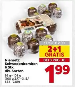Billa Niemetz Schwedenbomben 6 Stk. div. Sorten Angebot