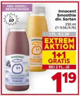 Billa Innocent Smoothie div. Sorten Angebot