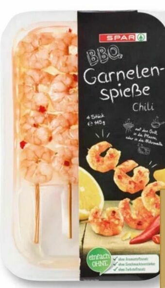 SPAR Gourmet BBQ Garnelenspieße Angebot