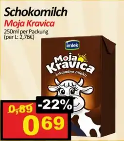 Wurstico Schokomilch Moja Kravica Angebot