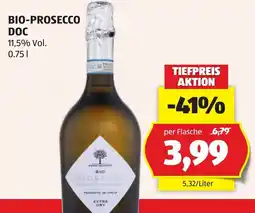 Hofer Bio-prosecco Doc 11.5% Angebot