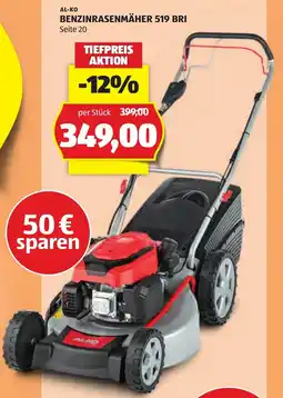 Hofer Benzinrasenmäher 519 BRI Angebot