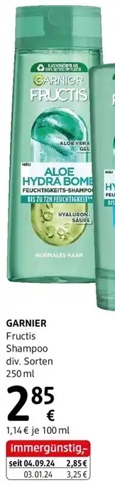 Garnier Fructis shampoo