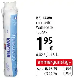 dm Bellawa cosmetic Wattepads Angebot