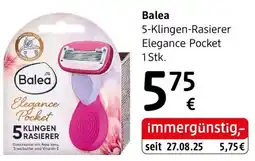 dm Balea 5-Klingen-Rasierer Elegance Pocket Angebot