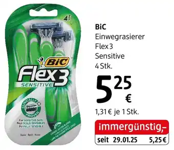 BiC Einwegrasierer Flex 3 Sensitive