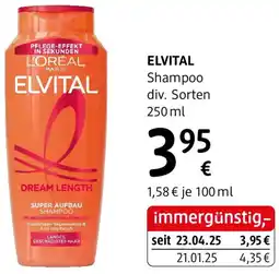 dm Elvital Shampoo Angebot