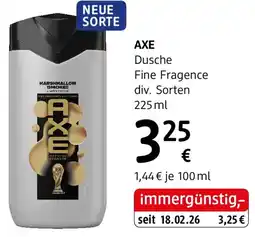 dm Axe Dusche Fine Fragence Angebot