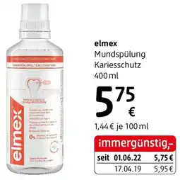 dm Elmex Mundspülung Kariesschutz Angebot