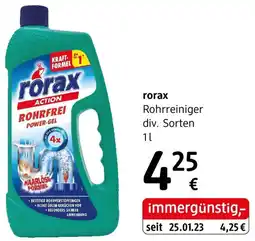 dm Rorax Rohrreiniger Angebot
