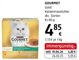 dm Gourmet Gold Katzennassfutter Angebot