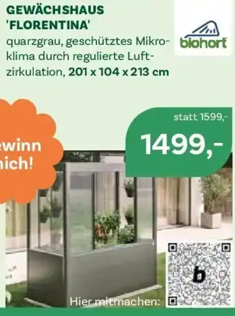 Gewächshaus florentina