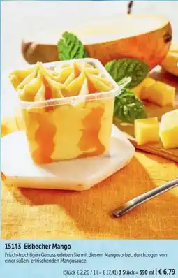 Bofrost Eisbecher Mango Angebot