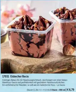 Bofrost Eisbecher Bacio Angebot