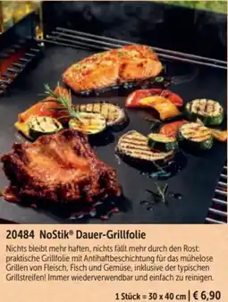 Bofrost NoStik Dauer-Grillfolie Angebot
