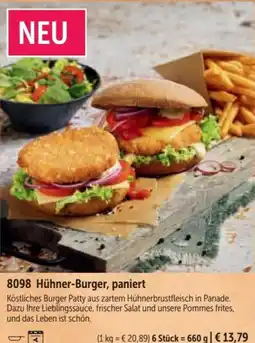 Bofrost Hühner-Burger, paniert Angebot