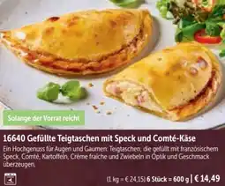 Bofrost Gefüllte Teigtaschen mit Speck und Comté-Käse Angebot