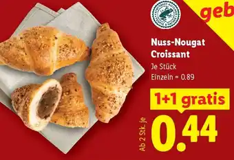Lidl Nuss-Nougat-Croissant Angebot