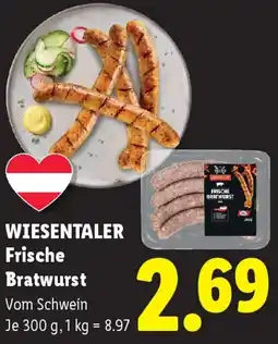 Lidl Wiesentaler frische bratwurst Angebot