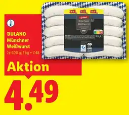 Lidl Dulano Münchner Weißwürst Angebot