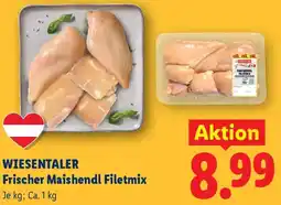 Lidl Wiesentaler Frischer Maishendl Filetmix Angebot
