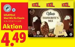 Lidl Gelatelli Maxi Mix Eis Classic Angebot
