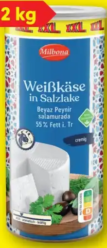 Lidl Milbona Weißkäse Angebot