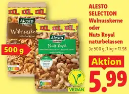Lidl Alesto Selection Walnusskerne oder Nuts Royal naturbelassen Angebot