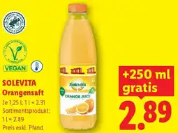 Lidl Solevita Orangensaft Angebot