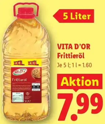 Lidl Vita D'or Frittieröl Angebot