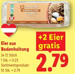Lidl Eier aus Bodenhaltung Angebot