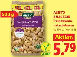 Lidl Alesto Selection Cashewkerne naturbelassen Angebot