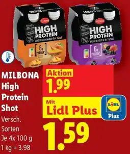 Lidl Milbona High Protein Shot Angebot