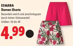 Lidl Esmara Damen Shorts Angebot