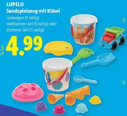 Lidl Lupilu Sandspielzeug mit Kübel Angebot