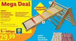 Lidl Lupilu Kletterdreieck/ 2-in-1 Kletterleiter und -Rutsche Angebot