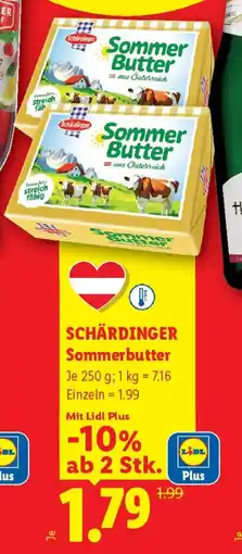 Lidl Schärdinger Sommerbutter Angebot