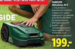 Lidl Parkside Mähroboter, 20 V Angebot