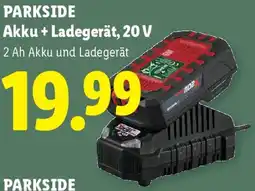 Lidl Parkside Akku-Ladegerät, 20 V Angebot
